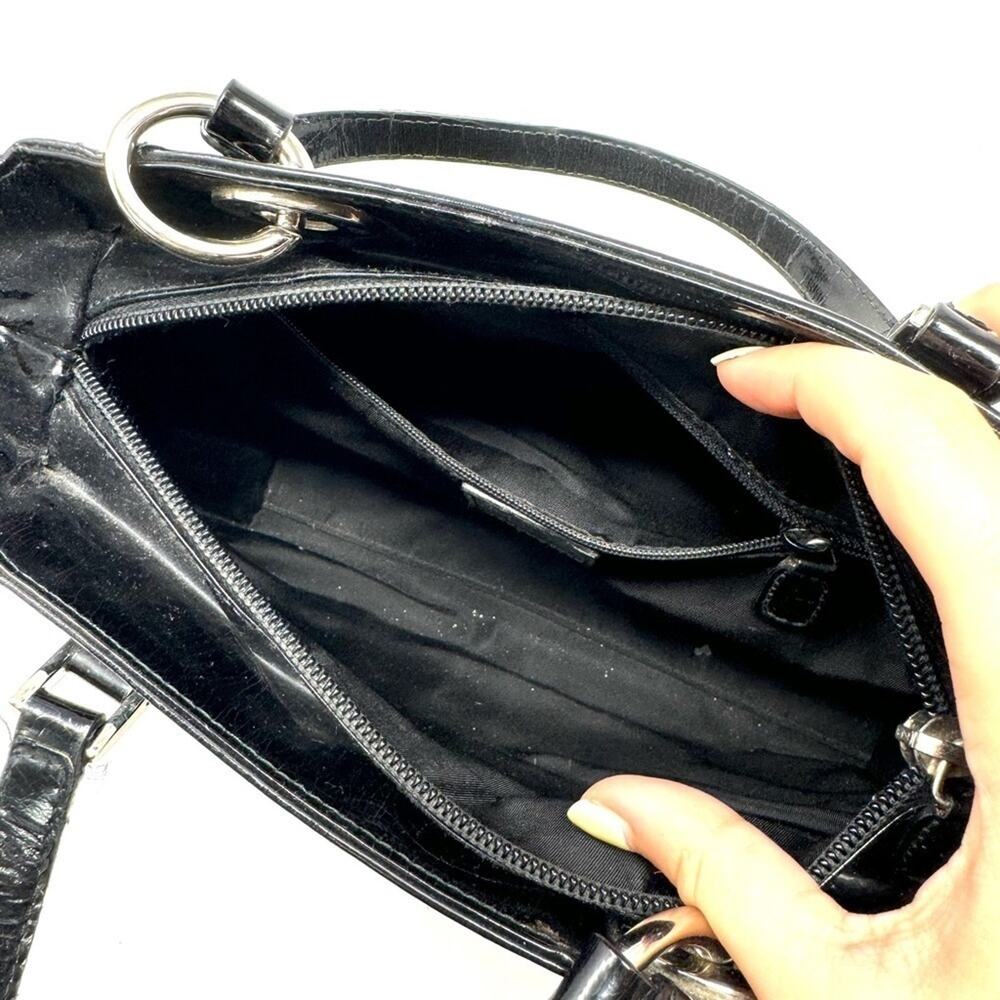 Christian Dior Vintage Cadillac Chris Patent Leather Shoulder Bag – Y2k Galliano - Picture 10 of 12